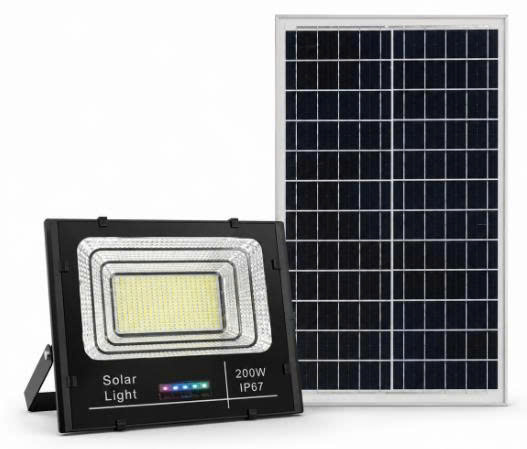 ĐÈN PHA NĂNG LƯỢNG MẶT TRỜI SACO 200W OE-P200S – DÒNG DỰ ÁN, ĐÓNG GÓI TIỆN LỢI CHO ĐẠI LÝ