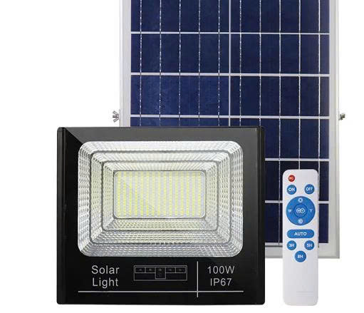 ĐÈN PHA NĂNG LƯỢNG MẶT TRỜI BLUETECH NT-SF100 (100W) – NÂNG CẤP ĐỘ SÁNG CHO SÂN VƯỜN VỪA