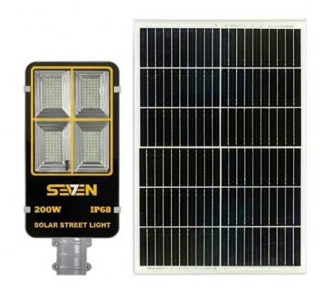 ĐÈN ĐƯỜNG NĂNG LƯỢNG MẶT TRỜI 200W SEVEN-7 (MODEL: SE-D200A)