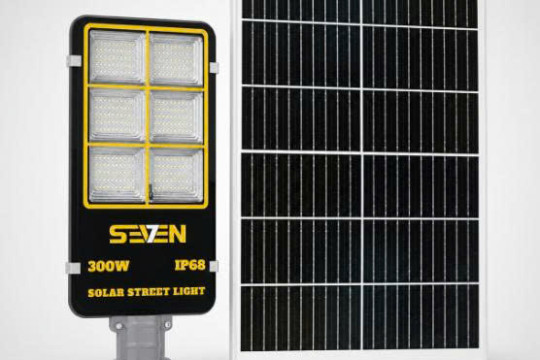 ĐÈN ĐƯỜNG NĂNG LƯỢNG MẶT TRỜI 300W SEVEN-7 (MODEL: SE-D300A)