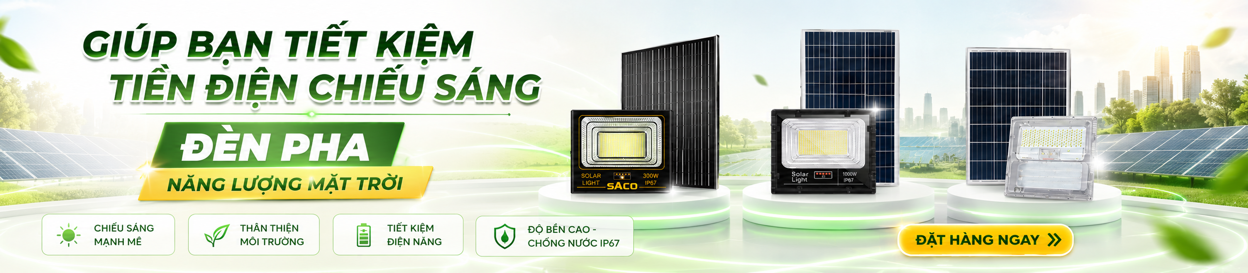 Đèn đường công trình dân sinh với nhiều mẫu mã chất lượng và thẩm mỹ