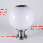 ĐÈN TRỤ CỔNG NĂNG LƯỢNG MẶT TRỜI TC02S – GỌN VỪA CHO MẶT TIỀN THANH THOÁT - ảnh 1