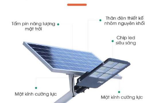 ĐÈN ĐƯỜNG NĂNG LƯỢNG MẶT TRỜI RỜI THỂ 200W ST1200 – SÁNG RÕ 4 HƯỚNG, BỀN BỈ CHO NGÕ XÓM VÀ SÂN VƯỜN
