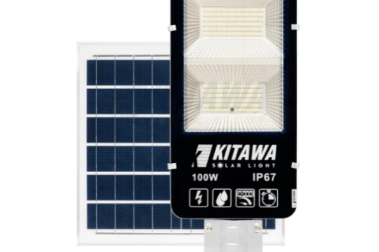 ĐÈN ĐƯỜNG NĂNG LƯỢNG MẶT TRỜI RỜI THỂ 100W SL9100 – GIẢI PHÁP TIẾT KIỆM CHO NGÕ NHỎ, SÂN VƯỜN GIA ĐÌNH