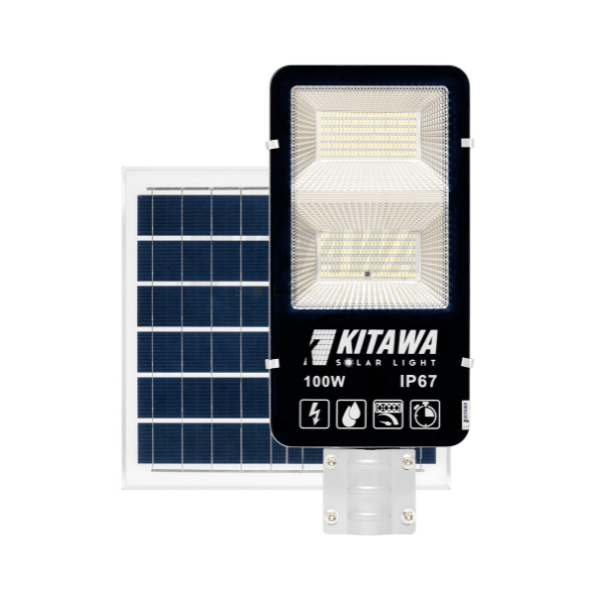 ĐÈN ĐƯỜNG NĂNG LƯỢNG MẶT TRỜI RỜI THỂ 100W SL9100 – GIẢI PHÁP TIẾT KIỆM CHO NGÕ NHỎ, SÂN VƯỜN GIA ĐÌNH