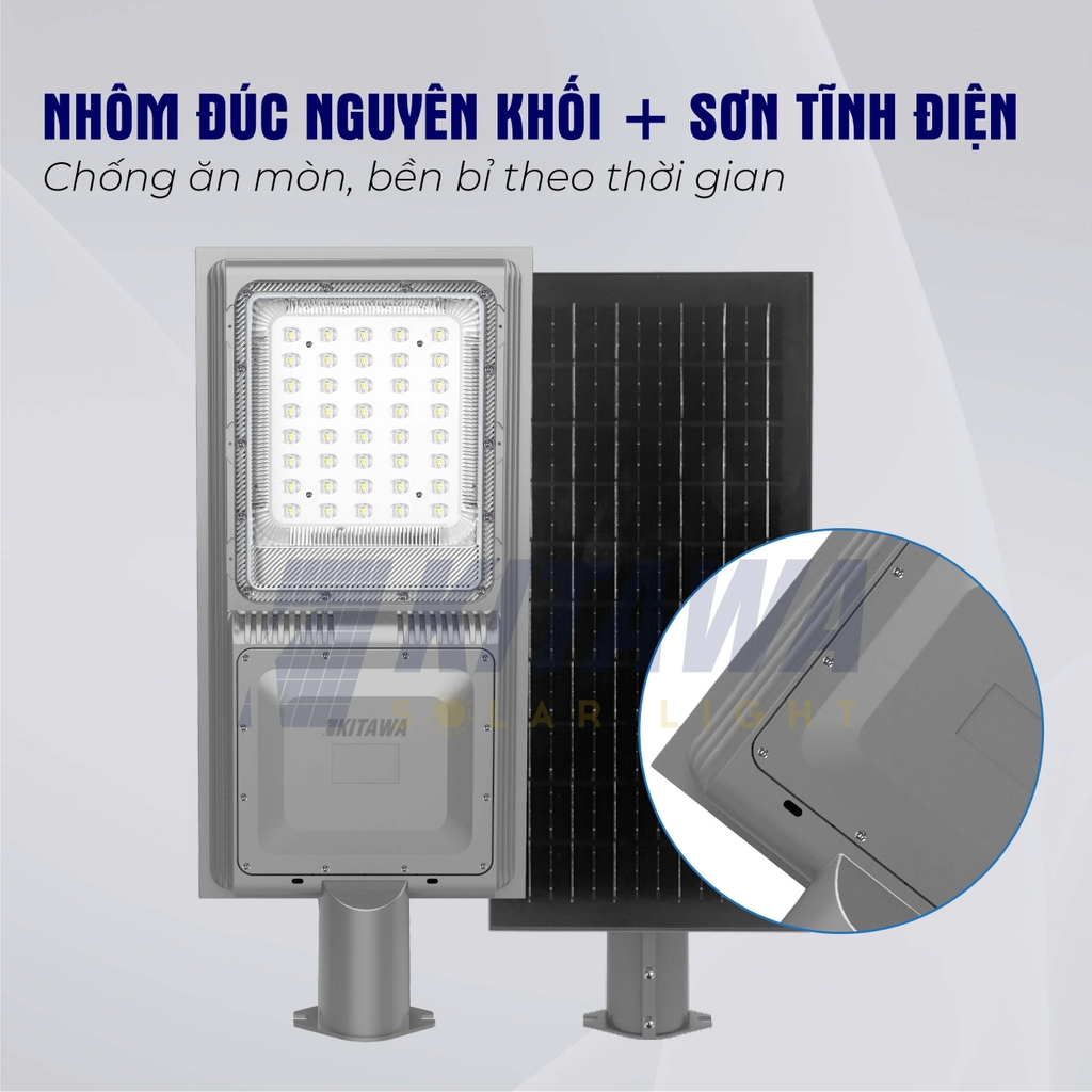 ĐÈN ĐƯỜNG NĂNG LƯỢNG MẶT TRỜI LIỀN THỂ 500W SL1500 – NÂNG CẤP ĐỘ SÁNG, VẪN GIỮ TRỌN SỰ TIỆN LỢI LIỀN KHỐI