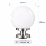 ĐÈN TRỤ CỔNG NĂNG LƯỢNG MẶT TRỜI TC02M – ĐẸP NỔI BẬT CHO CỔNG NHÀ PHỐ