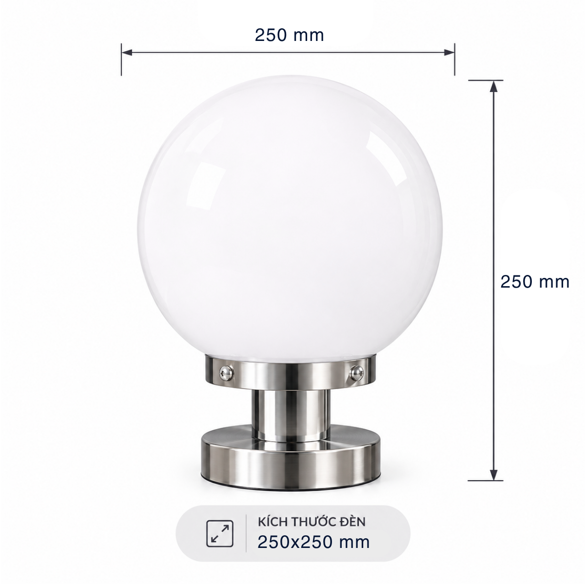 ĐÈN TRỤ CỔNG NĂNG LƯỢNG MẶT TRỜI TC02S – GỌN VỪA CHO MẶT TIỀN THANH THOÁT
