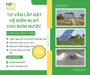 Lắp điện mặt trời ứng dụng cho bơm nước