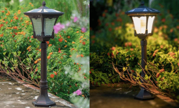 ĐÈN TRỤ SÂN VƯỜN NĂNG LƯỢNG MẶT TRỜI BIỆT THỰ-TS21D - Ảnh 2