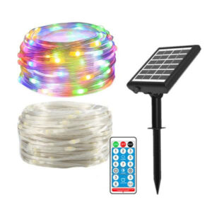 ĐÈN LED DÂY NĂNG LƯỢNG MẶT TRỜI LD01-20VRGB REM